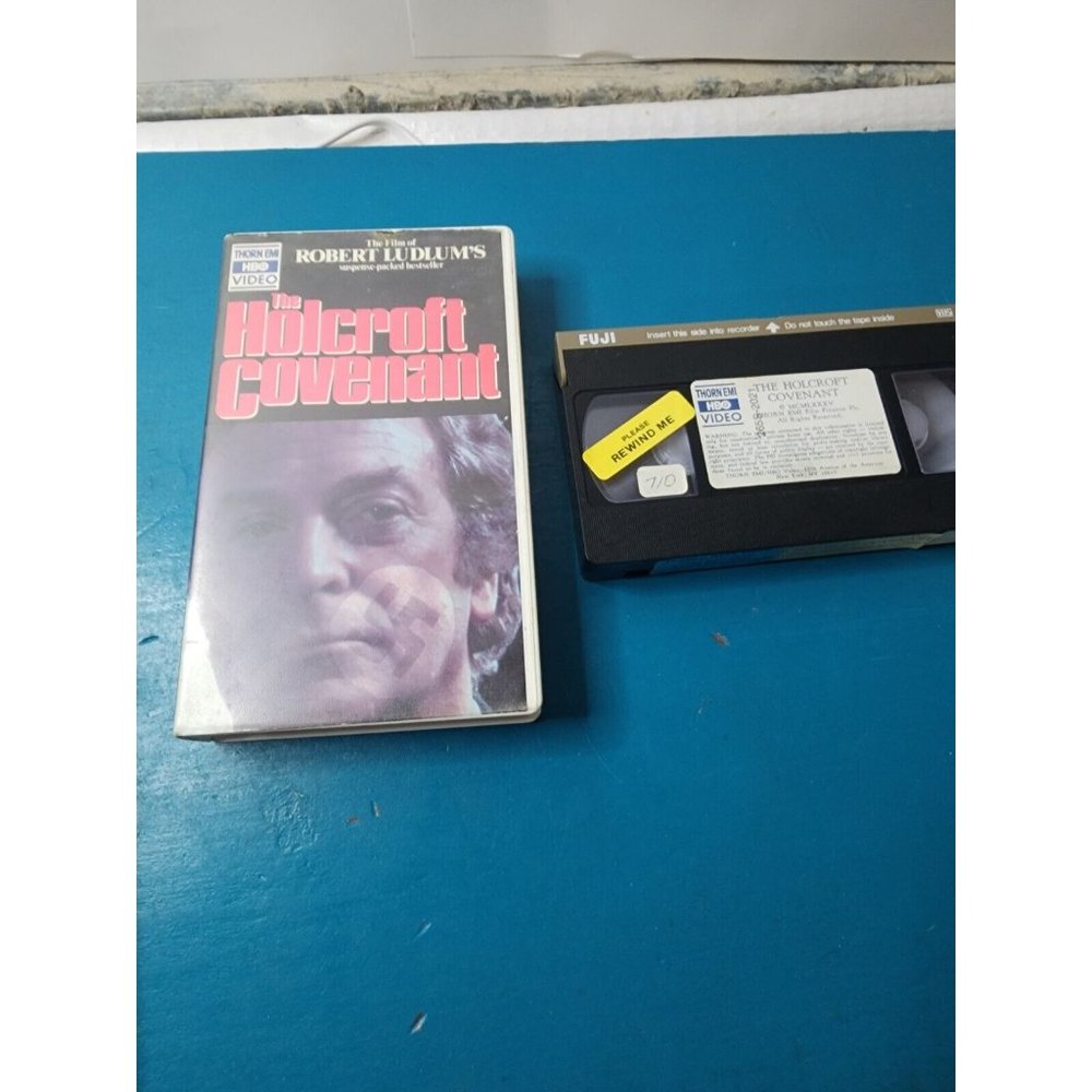 The Holcroft Covenant VHS Rated R Clamshell HBO Video
